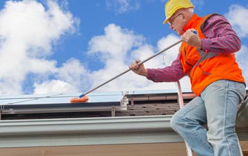 Brigstock soft wash roof cleaning